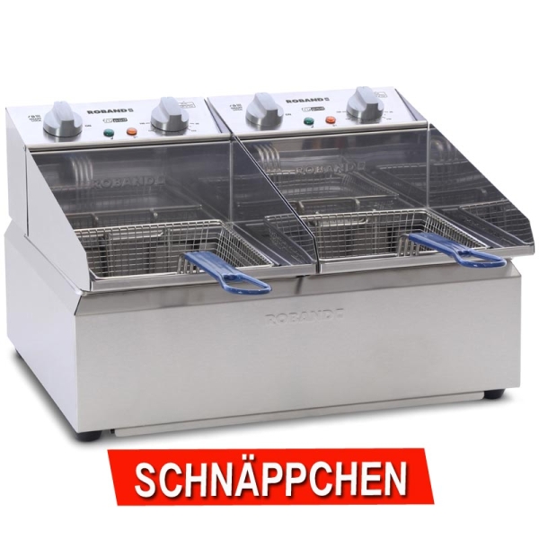 Sonderpreis!! Roband Frypod 2x5 l Friteuse FR25-F